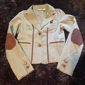 DKNY Canvas Army Green Jacket